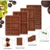 4 pcs Dubai Chocolate Bar Pistachio Kataifi Molds, Chocolate Bar