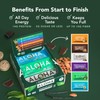 ALOHA Organic Plant Based Protein Bars - 6 Flavor Variety