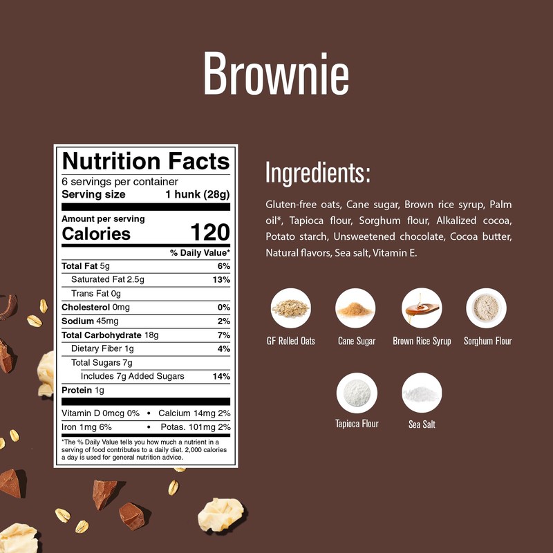 Heavenly Hunks Brownie 6oz (6 Pack)