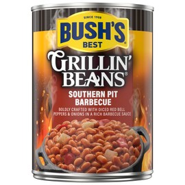 Bush's Southern Pit Barbecue Grillin' Beans, 22 OZ. (Pack of 6)