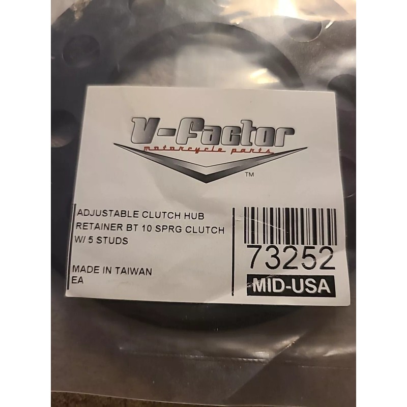 vfactor Adjustable Clutch Hub Retainer BT 10 Spring W/5 Studs