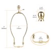 Helunsi 8 Inch Lamp Harp, 2 Set Gold Lamp Shade