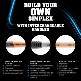 Halder 3069030 "Simplex Soft-Face Plastic/Soft" Metal Mallet, Multi-Colour, 30 mm