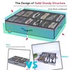 Under Bed Shoe Storage Organizer, Set of 1 Sturdy Closet