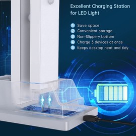 Charging Station for LED Closet Light, 20-LED Dimmer Motion Sensor Under Cabinet Light Wireless Stick-Anywhere for Stairs,Kitchen,Hallway