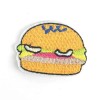 Unbranded Cheeseburger Applique Patch - Hamburger, Cheese, Bun (Iron on) 1986