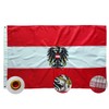 Austrian Flag with Eagle 90 x 150 cm - Austria