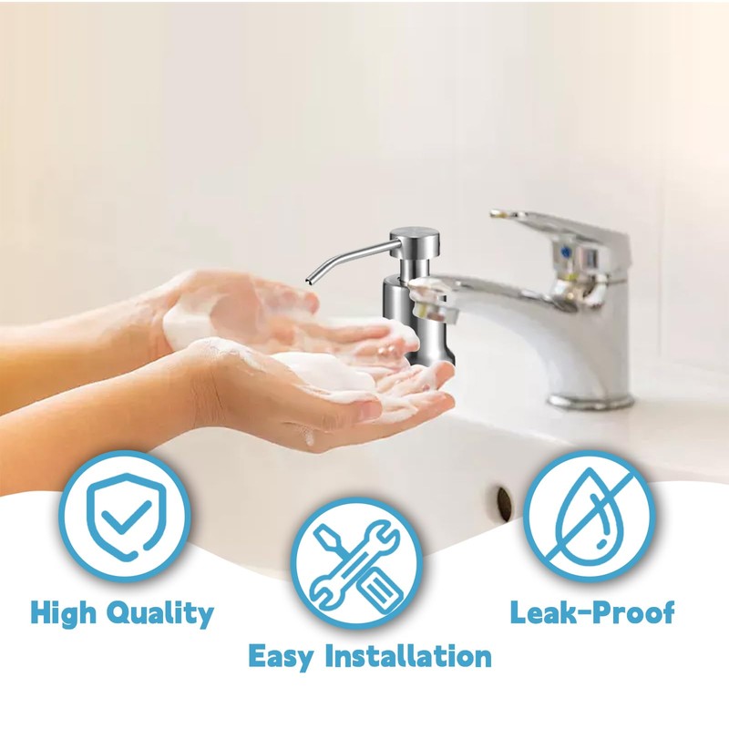COLAYERIST Foaming Soap Dispenser, Kitchen Bathroom Soap Dispenser, Foaming Hand