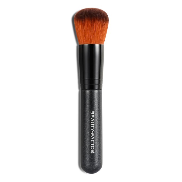 Domed Foundation Brush, 13CM Professional Cheek Blush Brush with Soft