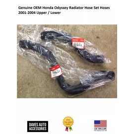 Genuine OEM Honda Odyssey Radiator Hose Set Hoses 2001-2004 Upper / Lower