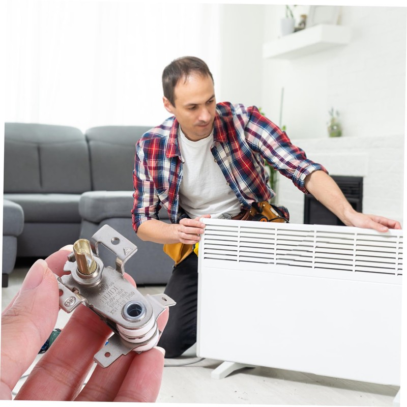 KICHOUSE Metal Heater Thermostat Indoor Thermostat Radiator Control Replacement