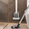 JOYBOS Toilet Brush with H.38cm Base, Nylon (bristles), Plastic (handle),