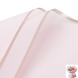 20PCS Flower wrapping paper Waterproof Flower Wrapping Paper Gift Packaging Paper,DIY crafts gift box packaging (Pink)