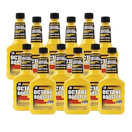 ABRO Octane Booster, 12 oz., Fuel Intake System Cleaner, Enhances Octane Levels, Halts Engine Issues, Safe for Vehicle Components, Improves Mileage & Reduces Dieseling (1)