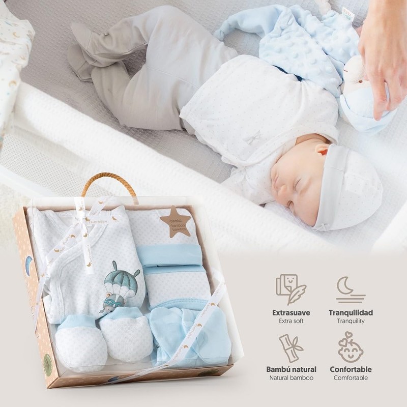 Baby Gift Set 5 Pieces for Newborn 0-6 Months -