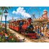 500 Piece Puzzle for Adults, Vintage Train Amusement Park Jigsaw
