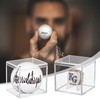 3 Pack Championship Ring Display Case Clear Acrylic Display Case