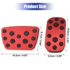 X AUTOHAUX 1 Set Brake Pedals Pads Cover Anti-Slip Footrest