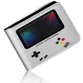 yumcute Boys Wallet, Bifold RFID Blocking PU Leather Slim Wallet with Zip Coin Pocket Credit Card Currency Slots ID Window for Men Kids