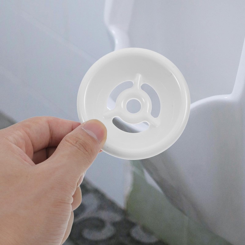 2pcs Urinal Drain Cover Bathroom Urinal Filter White Urinal Strainer