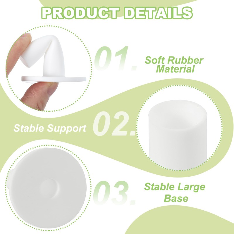 PATIKIL Rubber Golf Tee, 5 Pack 2 Inch Golf Practice