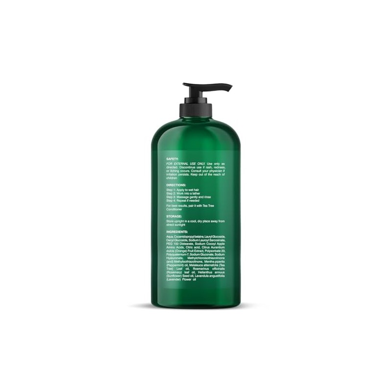 Botanic Hearth- Champú de árbol de té, vitamina C, aceite