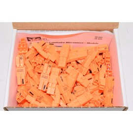 Ideal 30-082 Luminaries Disconnect Power Plug (Ballast Connector) 18awg Solid 2-wire, 100-pack--