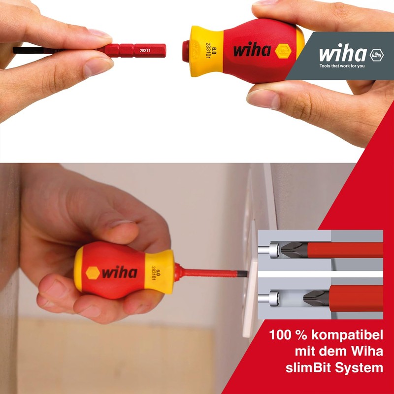 wiha SB2831-0101 Insulated Stubby Slim Vario Set