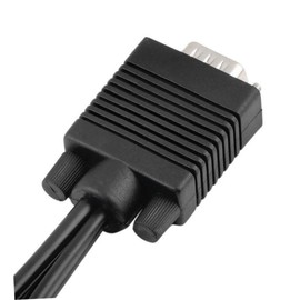 FELTECHELECTR 3 Vga to S Video and Audio Converter Cable for Laptops and High Density Pin Male to Din Pin Female and Out Adapter for Tv Connectivity