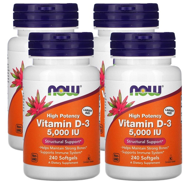 NOW Foods Now Foods Now Supplements, Vitamin D-3 5,000 IU,