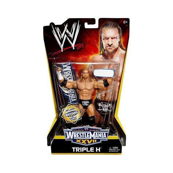 WWE Wrestling WrestleMania 27 Triple H Exclusive Action Figure
