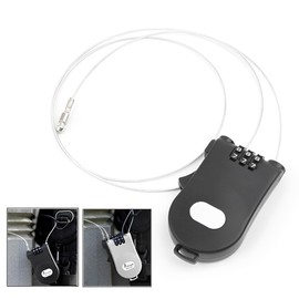 KYLOS Bicycle lock, e-scooter lock, cable lock, with 3 number discs, 100 cm steel cable, for bicycles, motorcycles, luggage etc.