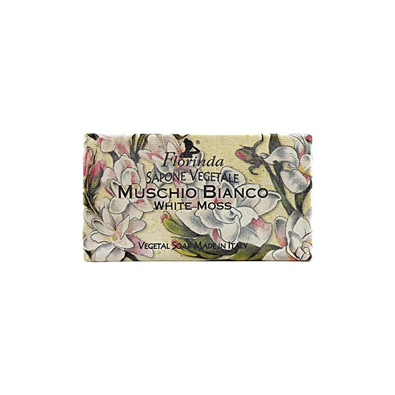 Florinda Flowers White Moss Vegetal Soap Bar 50 G 1.76
