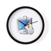 CafePress Computer Monitor Mouse 10" Wall Clock for Livingroom, Kitchen,