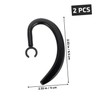 Operitacx 2pcs Replacement Rotation Ear Hooks for Earpiece Rubber Earpiece
