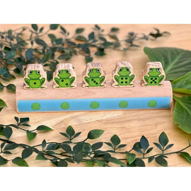 Yellow Door Five Frogs on a Log Number Line Tool