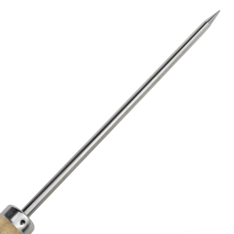 Lovelysp Stainless Steel Ice Pick Ice Pick Tool Wooden Handle