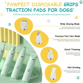 BLAZURY INFINI Dog Hair Clipper 4-in-1 Grooming Set with Nail Sharpener,Adaptable for Large and Small Dogs and Cats,Lower Noise USB Rechargeable pet Clippe