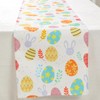 spar-home® Easter Table Runner - Decorative Easter Tablecloth Linen Look