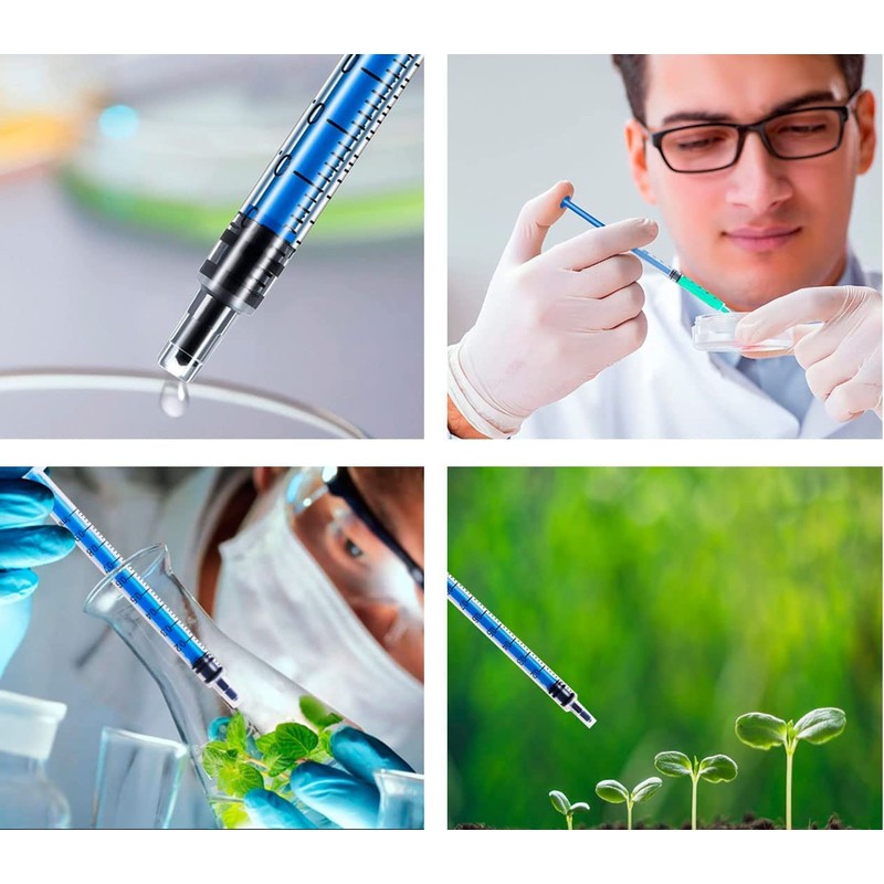 1ml Syringe with Caps ( White 50 pieces)