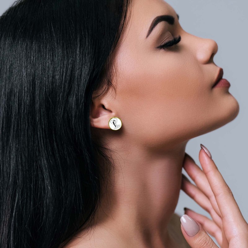 Bride Earrings Bachelorette Party Jewelry Wedding Accessories (Drop Dangle Earring,