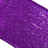ShinyBeauty 12" x 108" Sequined Table Runner - Purple