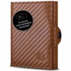 RUTAKO Slim Wallet with Coin Compartment, Mini Wallet for Men