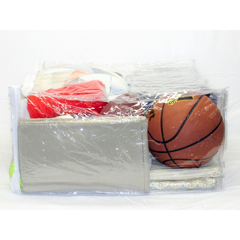 Vinylpac 10-Pack Clear Vinyl Zippered Storage Bags 23 x 23