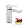 KUZOR Single Hole Bathroom Faucet, 1-Handle Bathroom Sink Faucet with