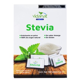 Endulzante Stevia 100 SOB 1G. Vidanat