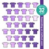S.E.I Deseret Purple Tie Dye Kits for Large Groups, Fabric
