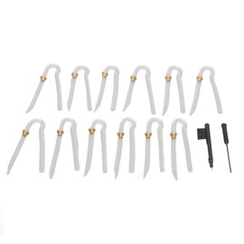 Hearing Amplifier BTE Tube Cleaning Brush Professional Preformed Hearing Amplifier Tube with Metal Lock