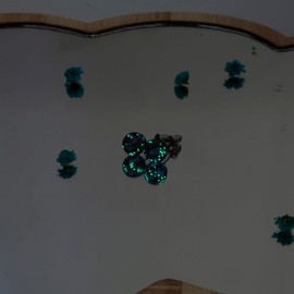 925 Sterling Silver Stud Earring for Women Firefly Bead Earring Murano Jewelry Hypoallergenic Earring for Women Bridesmaid Gift