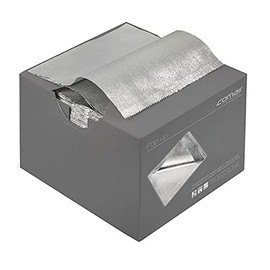 Comair Aluminium Strands Foil Pop Up 15 my 12.7 x 27.3 cm Silver 500 Sheets